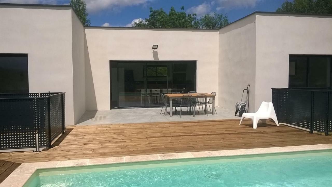 Villa Piscine Sud France Verzeille エクステリア 写真