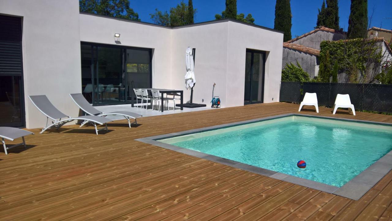 Villa Piscine Sud France Verzeille エクステリア 写真